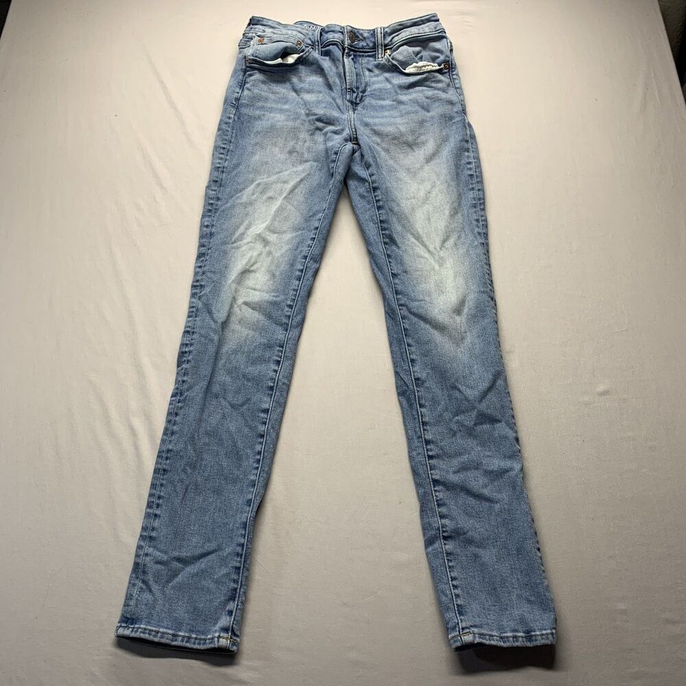 American Eagle Original Bootcut Jeans Mens 31x32 Blue Airflex+ Denim Zip Fly